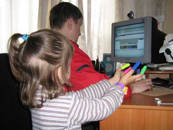 Anatoly Ryzhenko with his daughter Kateryna