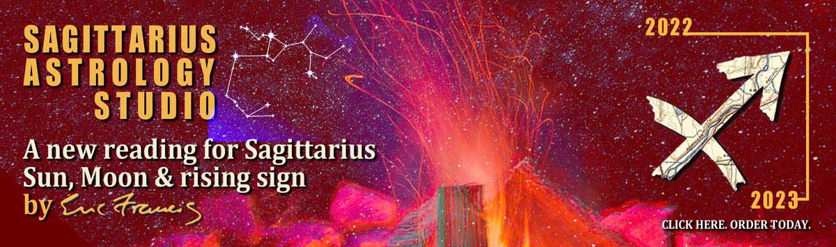 Image promoting Sagittarius Astrology Studio by Planet Waves
